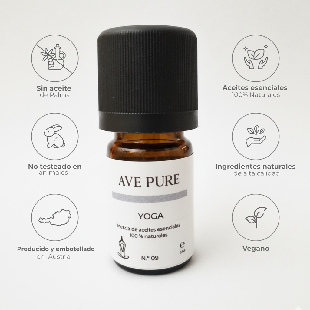 YOGA – Mezcla de aceites esenciales 100 % puros – 5 ml