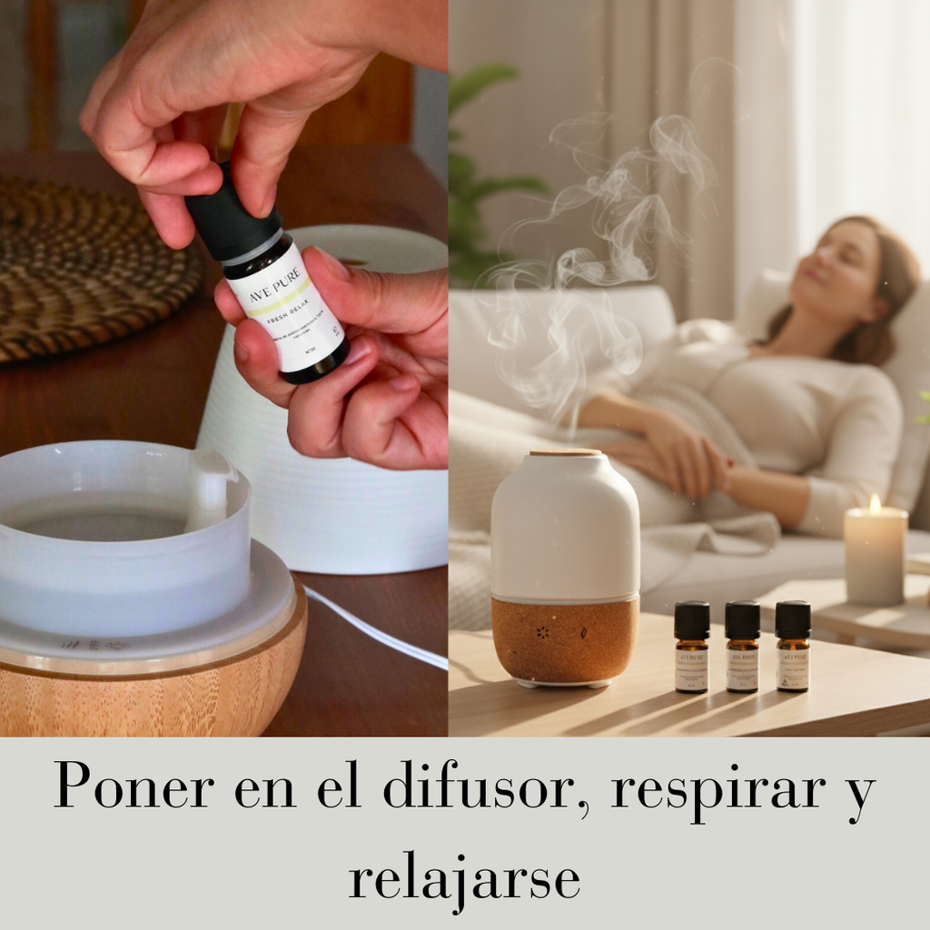 Kit Difusor Nebulizador + set "Sweet Escape"  3 Aceites Esenciales Puros