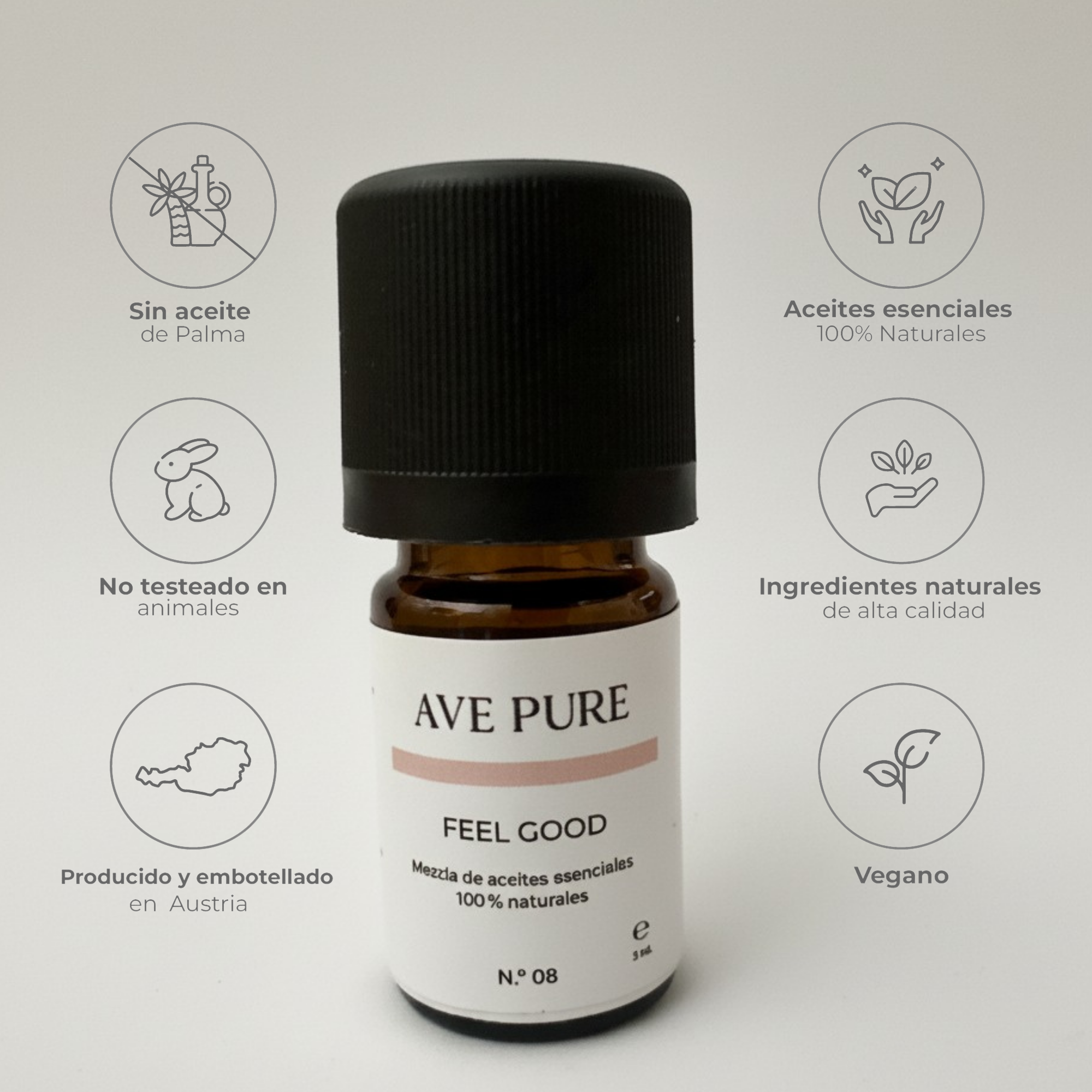 FEEL GOOD – Mezcla de aceites esenciales 100 % puros – 5 ml
