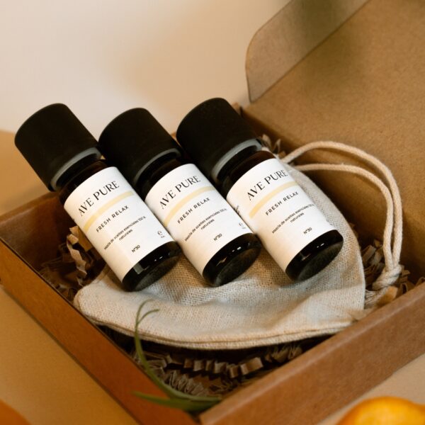 3 x 10 ml Set mezcla de aceites esenciales - Kit para despertar tu mente "Fresh Relax" - Imagen 2