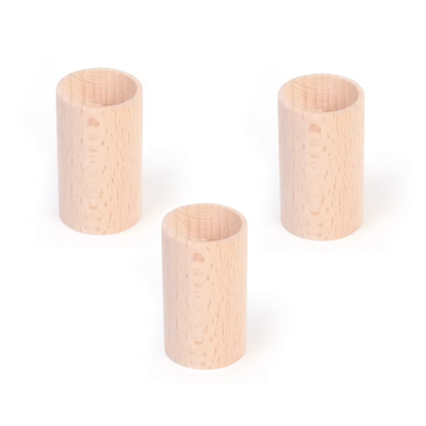 Set de 3 difusores pasivos de madera natural para aceites esenciales