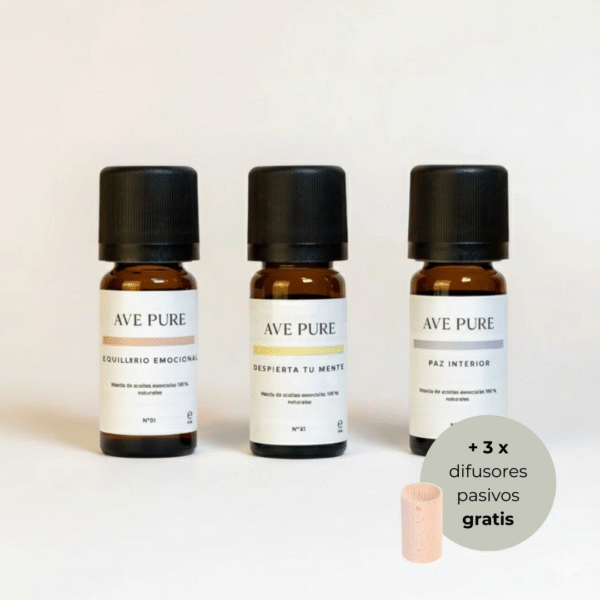 Set "Rituales de calma" con mezclas de aceites esenciales 100 % puros