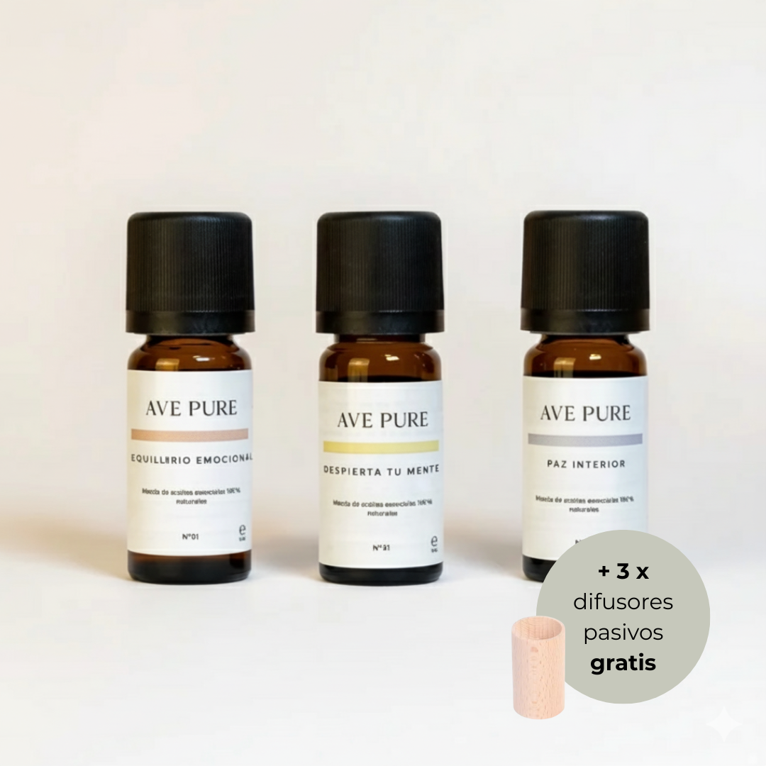 Set "Rituales de calma" con mezclas de aceites esenciales 100 % puros