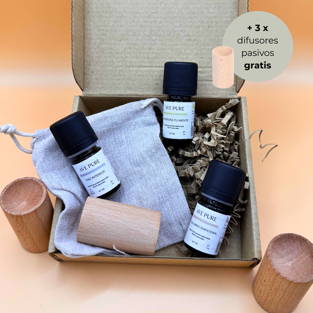 Set "Rituales de calma" con aceites esenciales 100 % puros - 3 x 5 ml - Imagen 5